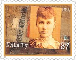 Postage stamp of Nellie Bly