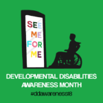 Developmental Disabilities Awareness Month logo