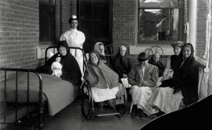 Nurses and residents at Polk State Center