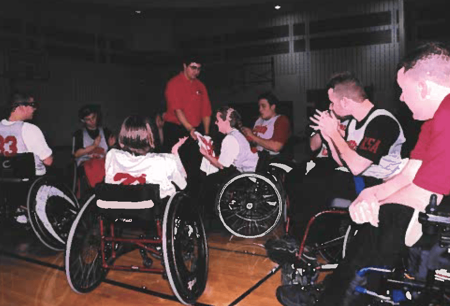 1997 wheelchair basketball program